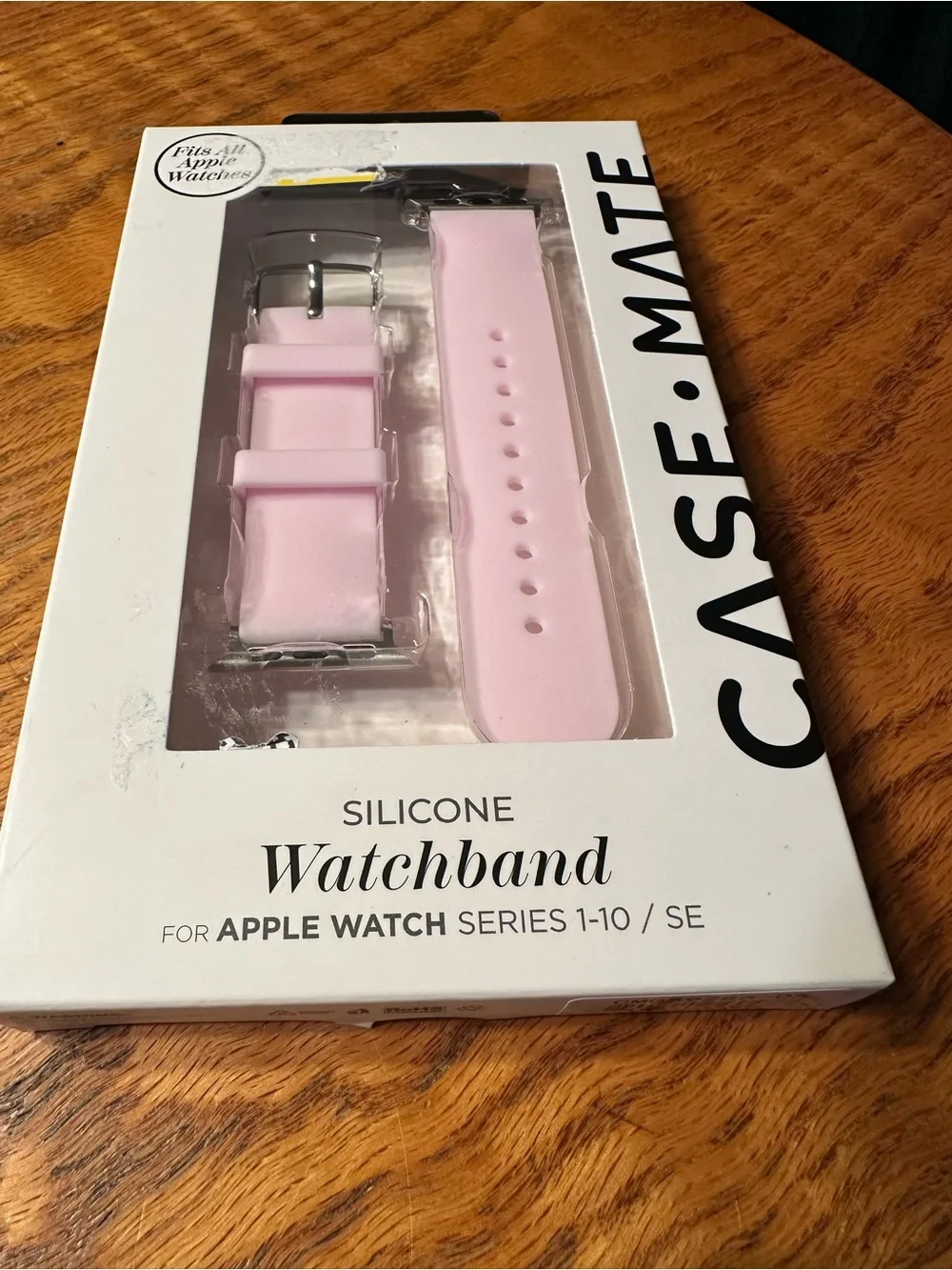 case-mate Silicone Watchband in Light Pink for Apple Watch